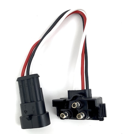 Truck-Lite Stop/Turn/Tail Plug, 16 Gauge Gpt Wire, Right Angle Pl-3, Fit N Forget S.S. Plug, 8.5 In. 94768